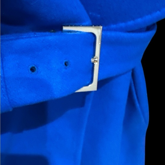 Stunning Ted Baker Royal Blue Coat Size 2 US 6 NWOT - Picture 7 of 8